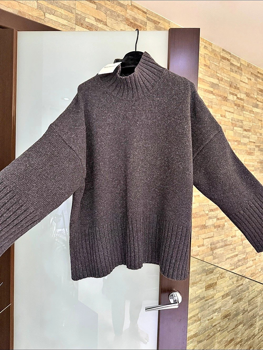Barbour LKN1539 Turtleneck Sweater in Black Size XL Brand new with tags.